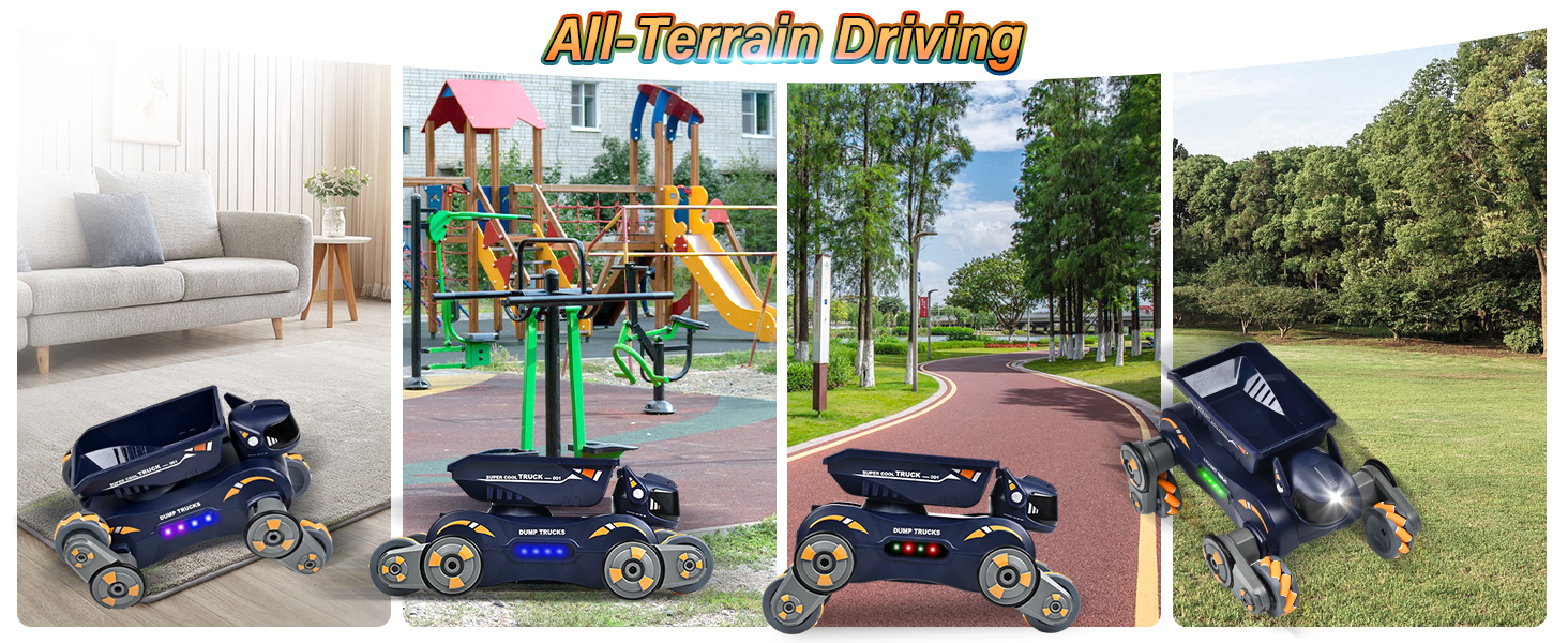 Robot Toys for Kids, RC Car Robots Dog Toys for Boys Girls, Remote Control Stunt Car Toy Gifts 