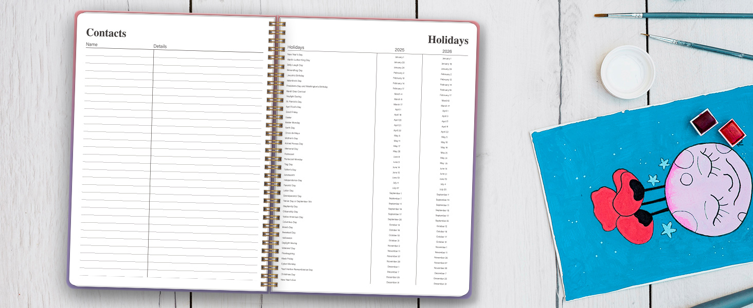  Monthly Planner 2025-2026