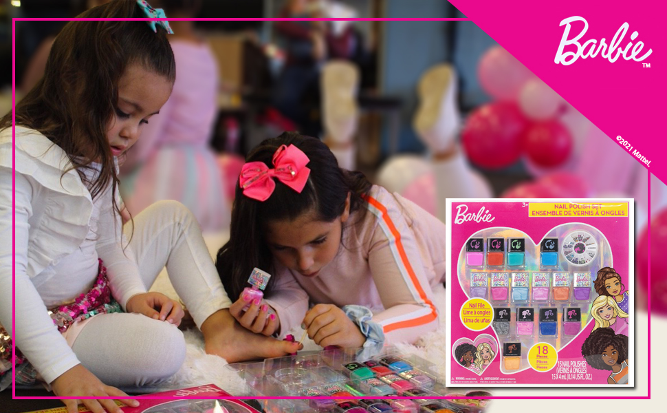 Non-Toxic Peel-Off Quick Dry Nail Polish Activity Makeup Set