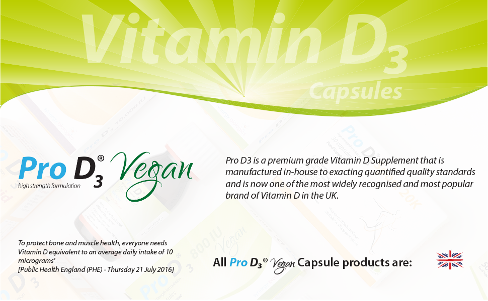 Pro D3 400 IU Vegan Capsules