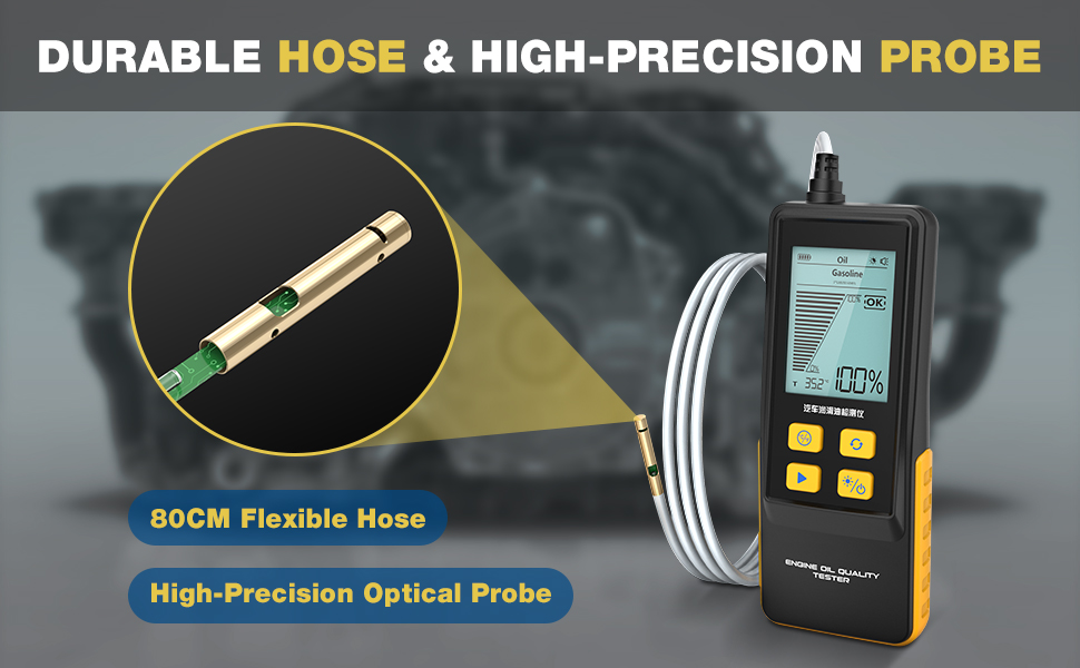 Engine Oil Quality Tester Oil Transmittance Tester Gasoline Diesel Engine Oil Quality Test Kit