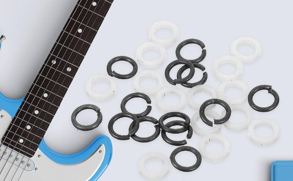 72 Pcs Electric Guitar Switch Washer,Gasket Guitar Tuner Spacer Tuners Metal Guitar