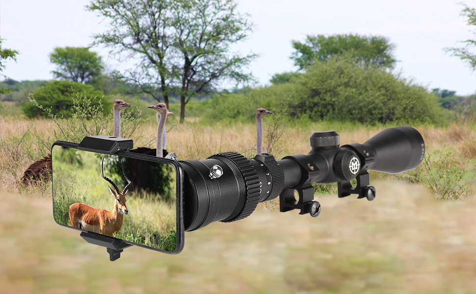 Celticbird Rifle Scope Smartphone Adapter, Quick Focus