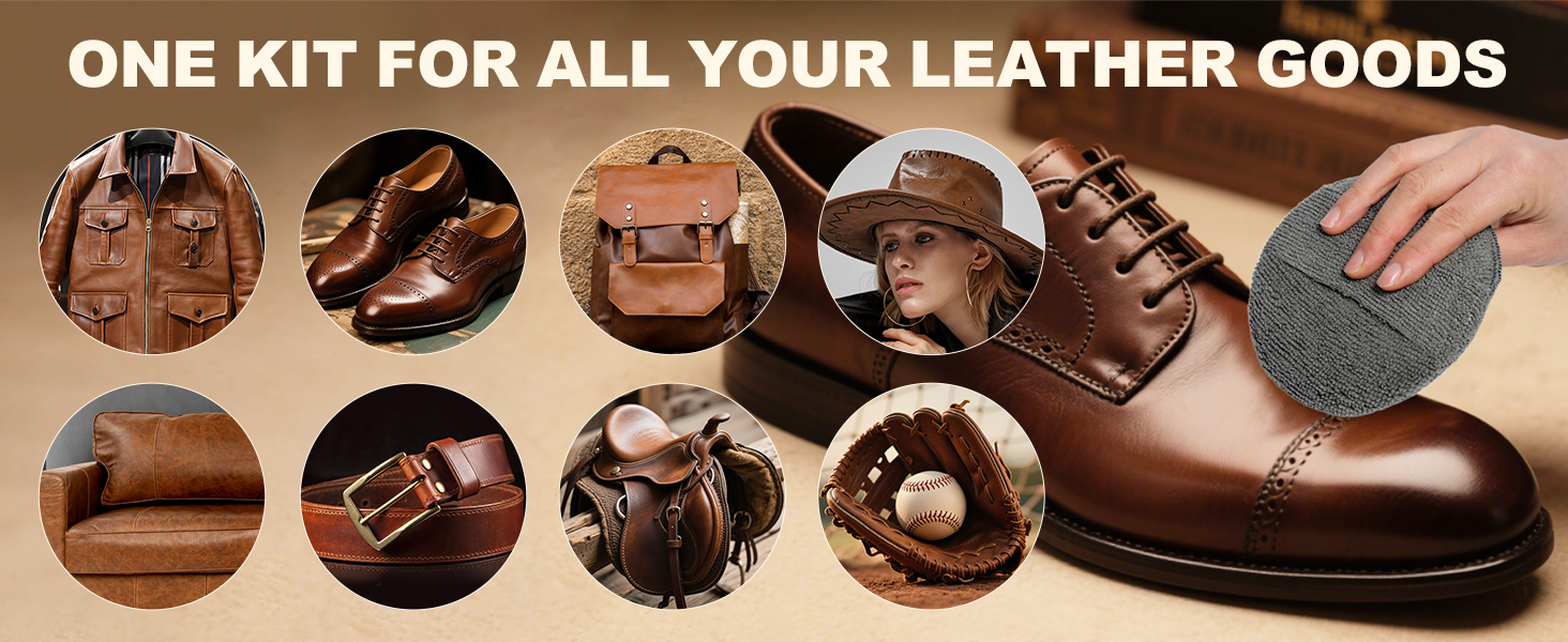 ONE KIT FOR ALL YOUR LEATHER GOODS