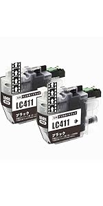 【まとめ売り特価】インク各種 合計19本 Amazon.co.jp: Brother用 LC411 互換インクカートリッジ LC411BK