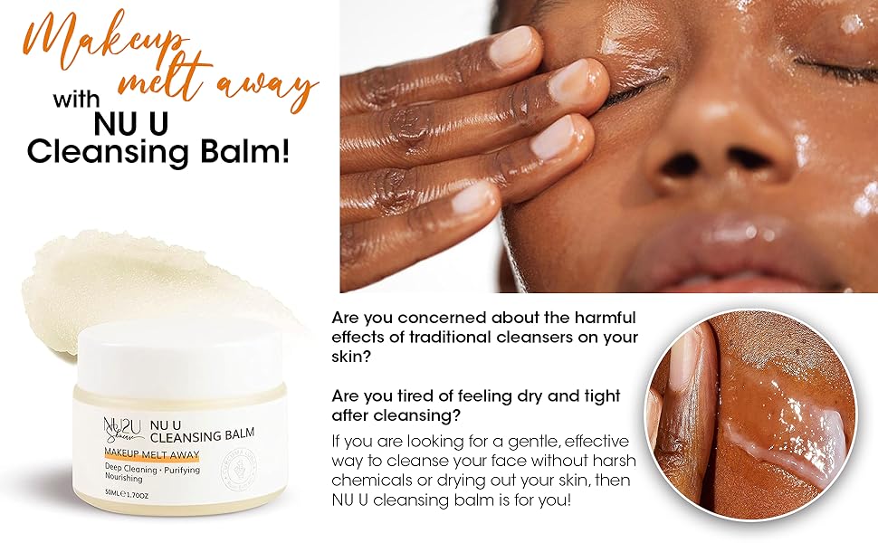 NU U Cleaning Balm Makeup Melt Away