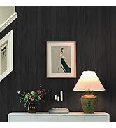 Safiyya Peel and Stick Wallpaper Black Contact Paper for Walls Bathroom Modern Wall Paper Self Ad...
