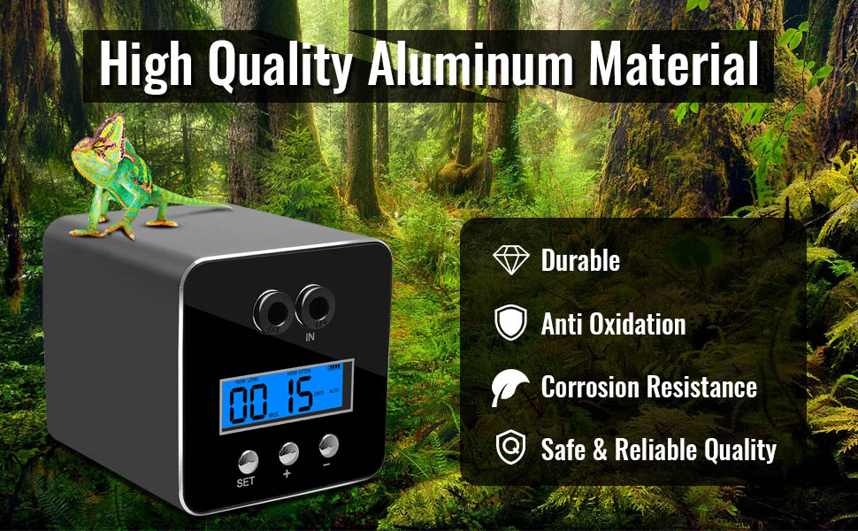 Reptile Humidifiers, Reptile Fogger with Timing Mode