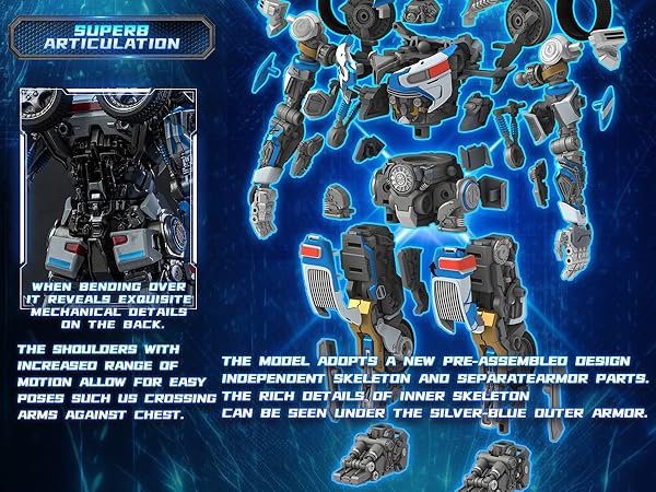 トランスフォーマー　yolopark AMK pro　ミラージュ Amazon.com: YOLOPARK Mirage Transformer Toys,AMK PRO Series