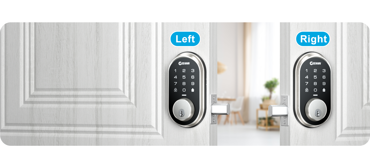 Keyless Entry Door Lock GEEANN Electronic Deadbolt Smart Lock with