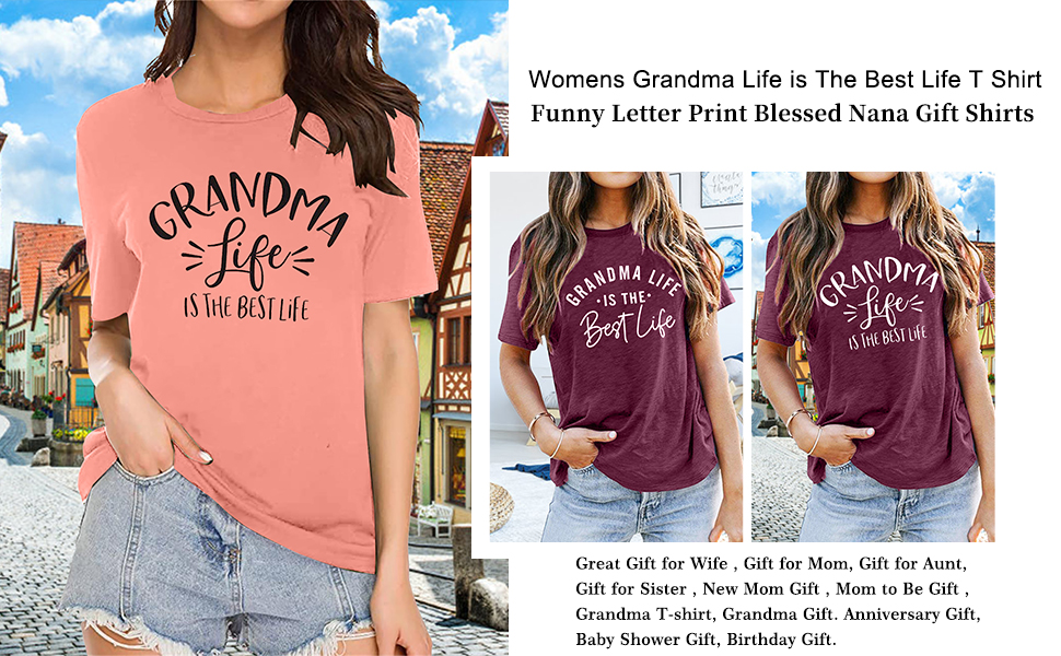 Women Grandma T Shirt