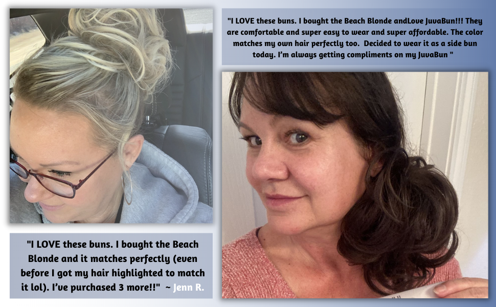 JuvaBun Messy Bun Hair Scrunchie Hair Extensions for