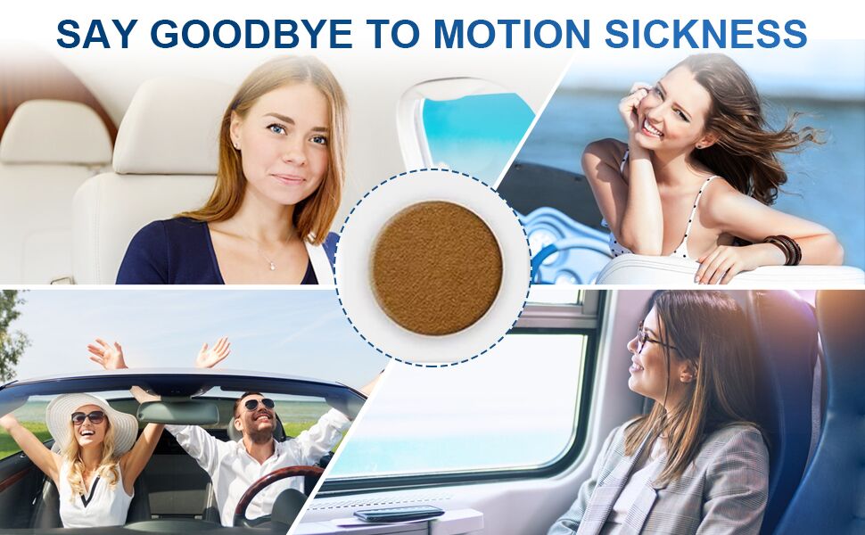 Motion Sickness Patch,Travel Sickness Patches for CarBoat,Rides, Cruise
