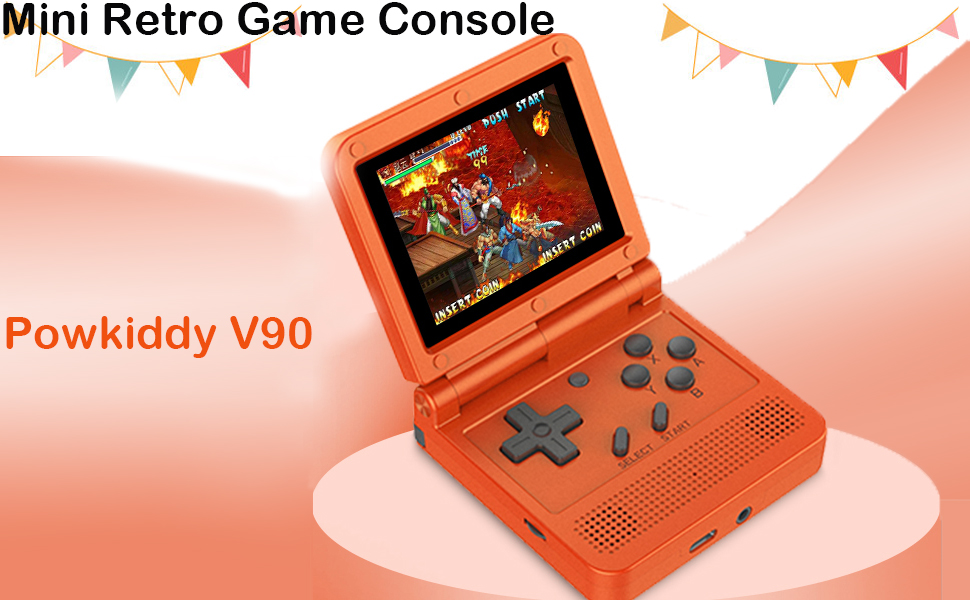 V90 Powkiddy Retro Games Console 64G, with Open Source Linux System