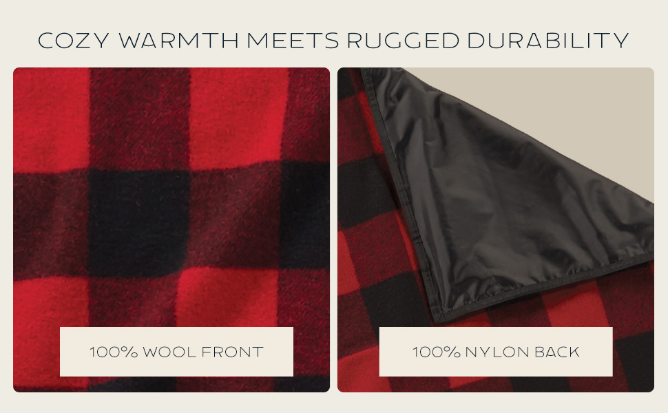 Pendleton Nylon Backed Roll-Up Blanket