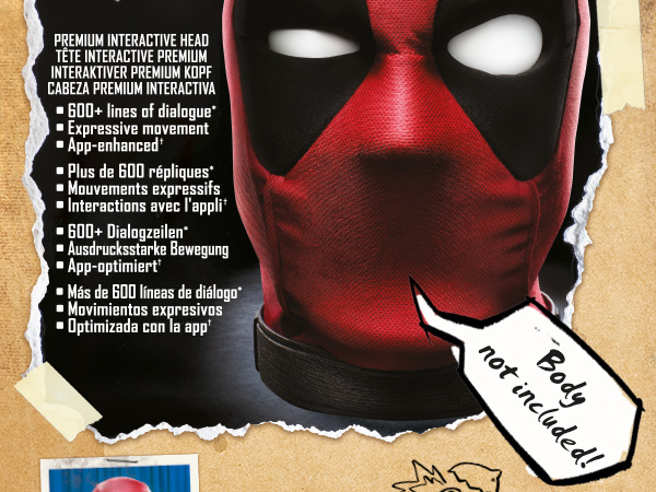 Marvel Legends Series, Tête de Deadpool Interactive, pièce