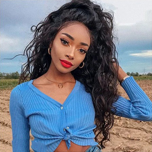 HD Transparent Lace Front Wigs Human Hair for Black Women