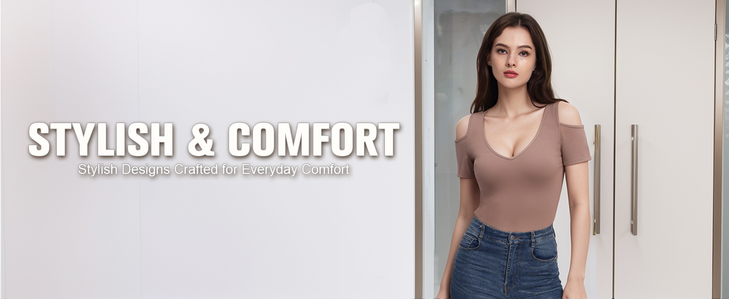 Short Sleeve Cold Shoulder