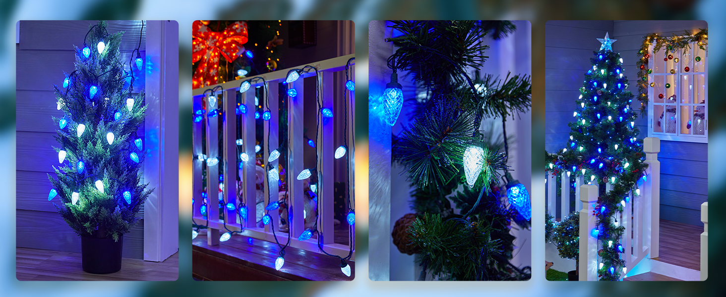 christmas lights outdoor decorations