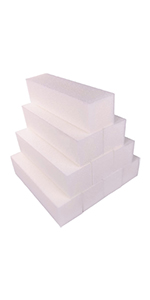 white buffer block