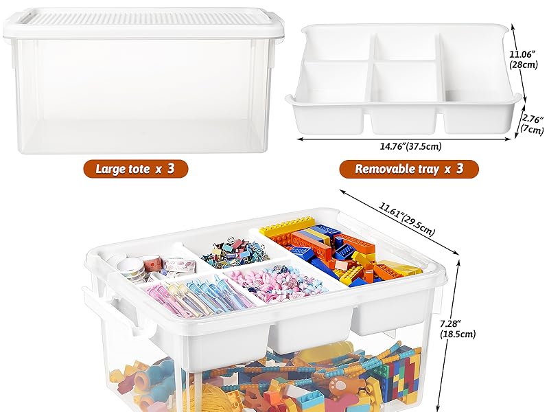 Storage Boxes for Organizing Lego