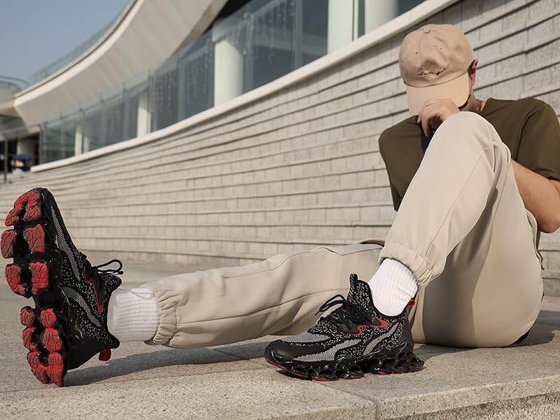 men's casual fashion sneakers running walking shoes mens athletic zapatos para hombres TMWILL work