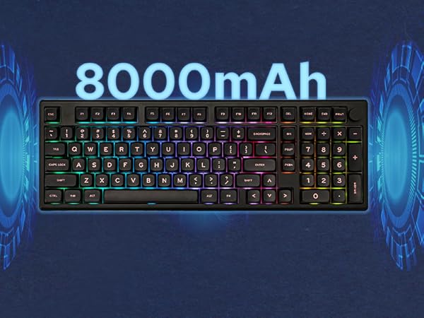 Amazon | EPOMAKER Galaxy100 QMK/VIAゲーミングキーボード