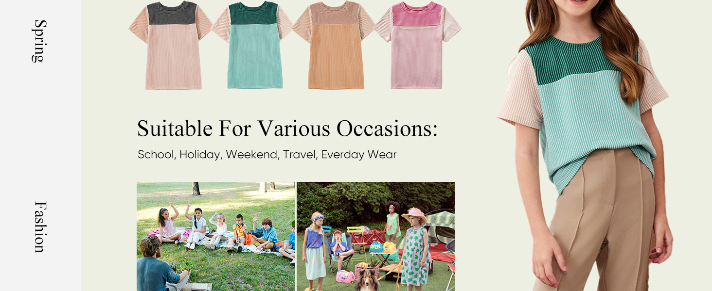 blibean tween girl shirt tops size 6 7 8 9 10 11 12 13 14 15 years old