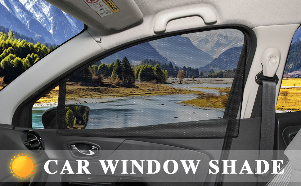 It is carefully designed to provide great shade without compromising safety and visibility