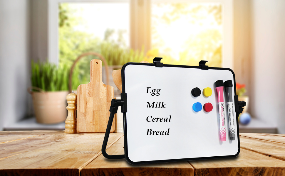 AllAreN Small Dry Erase Board 12"x8", Small White