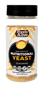 Nutritional Yeast Flakes, Non-Fortified, Plant Based Protein, Vegan Cheese Powder Substitute