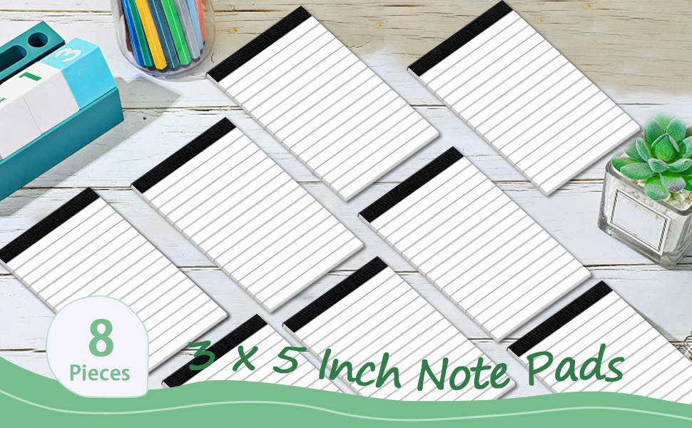 8 Pack Small Notepads Refills Notepad Replacement Refills Memo Pads 3 x