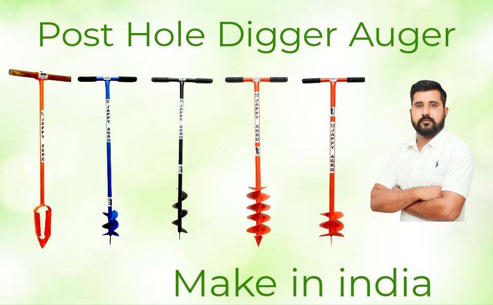 Jappy Agro Post Hole Blade Auger Digger Black Amazon.in Garden