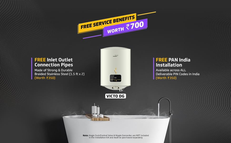 free installation service water heaters