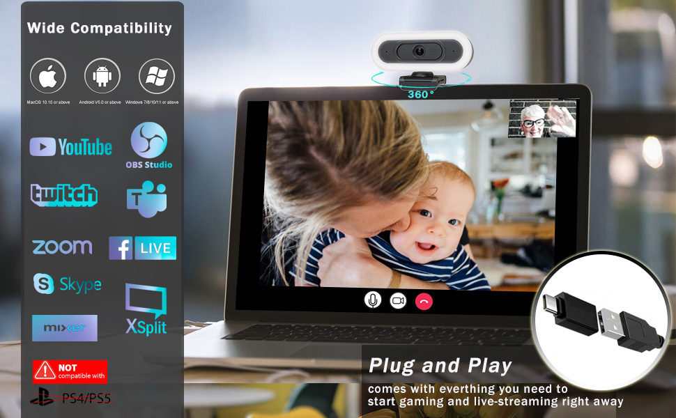 webcam with microphone