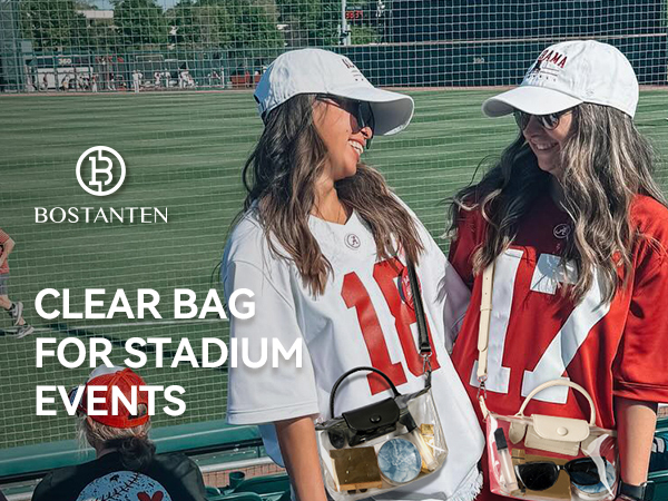 clear bag stadium approved concert sport event game day see through transparent mini tote