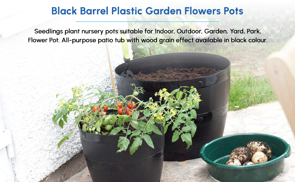 Outdoor/ Indoor Barrel Planter