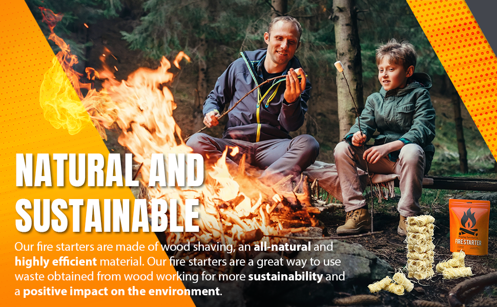 Mayday Survival Co. Fire Starter Fire Starters for Fireplace