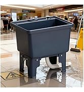 PP Plastic Mop Pool Floor-standing Household Mop Basin a Key Table Control Water 40/50Cm Portable...