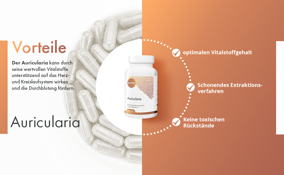 optimalen Vitalstoffgehalt, Schonendes Extraktionsverfahren, Keine toxischen Rückstände