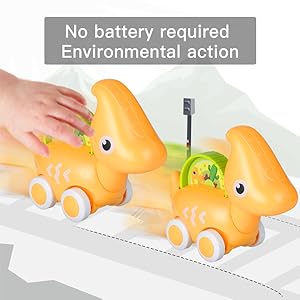 Eners Child Dinosaur Automobiles Toys for Toddlers 1-3, Child Dino Toy Automobiles for 1 2 3 Yr Outdated Boys Ladies, 4 Automobiles with Play Mat/Storage Bag, Child Boy Lady Dinosaur Automobile Toys 6 9 12 18 Months 8 dinosaur cars