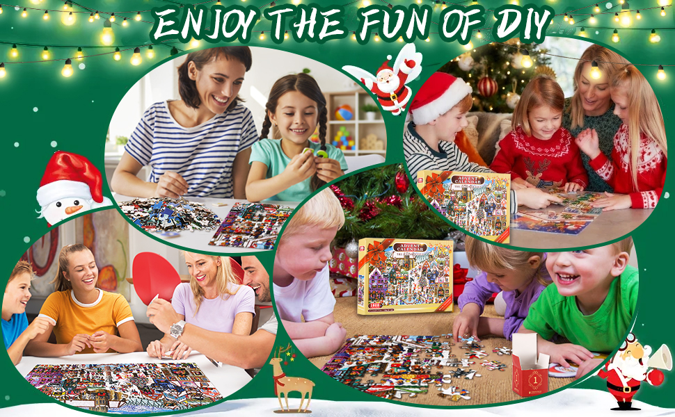 ⭐︎Noel⭐︎ Amazon.com: bilimel Advent Calendar Christmas Jigsaw Puzzles