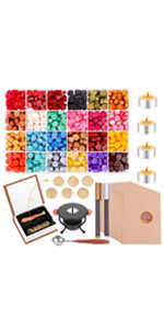 Sealing wax stamp kit