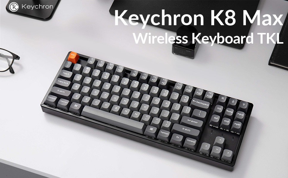Keychron Q0 Max ワイヤレス バナナ軸 ブラック Keychron Keychron Q0 Max QMK ワイヤレスカスタム・テンキー