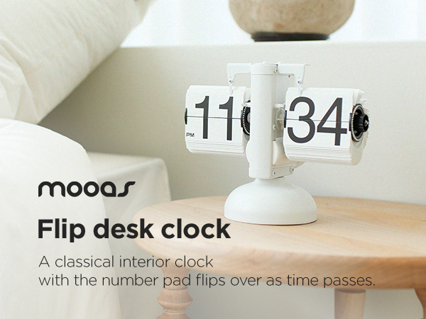Mooas Flip desk clock