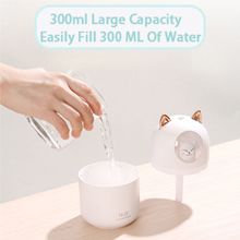 7 Colors LED Night Light Humidifier Cute Essential Oil Diffuser for Bedroom Moisture Diffuser