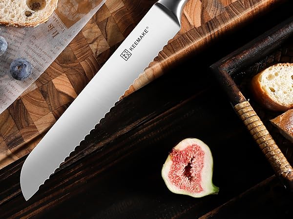 包丁4本セット　サーモンナイフ　Picasso パン切りナイフ モカ パン切りナイフ 20cm 59001 パン切りナイフ パン切り包丁