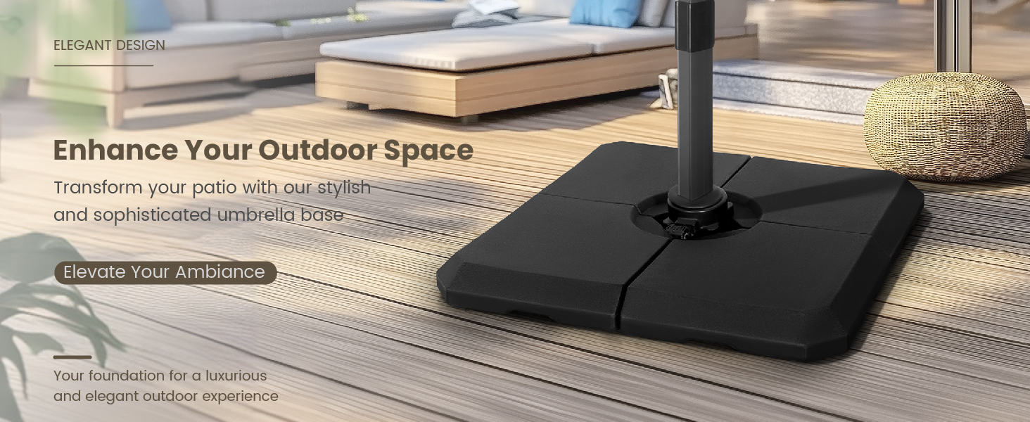cantilever patio umbrella base weight