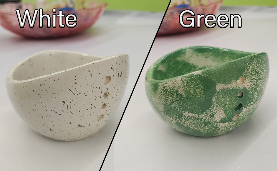 Handmade Pottery Herb Stripper Bowl 