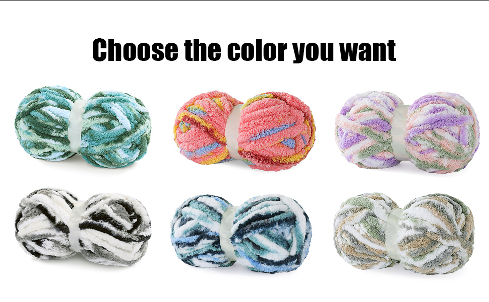 HOMBYS Super Bulky Plush Big 8 Pack Tie Dye Chunky Chenille Yarn for Arm Knitting
| Fluffy Soft Jumbo Crocheting Che 80b31432 C207 4957 Bb79 47082cba38a1. CR0,0,970,600 PT0 SX970 V1
